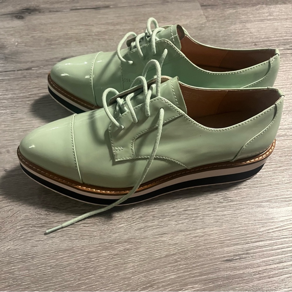 Halogen Mint Green Platform Shoes - image 4